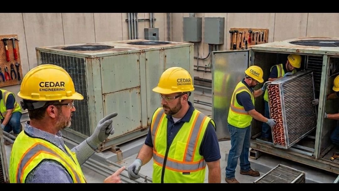 District cooling plant equipment